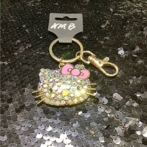 Hello Kitty Sparkling Key Holder with Pink Bow